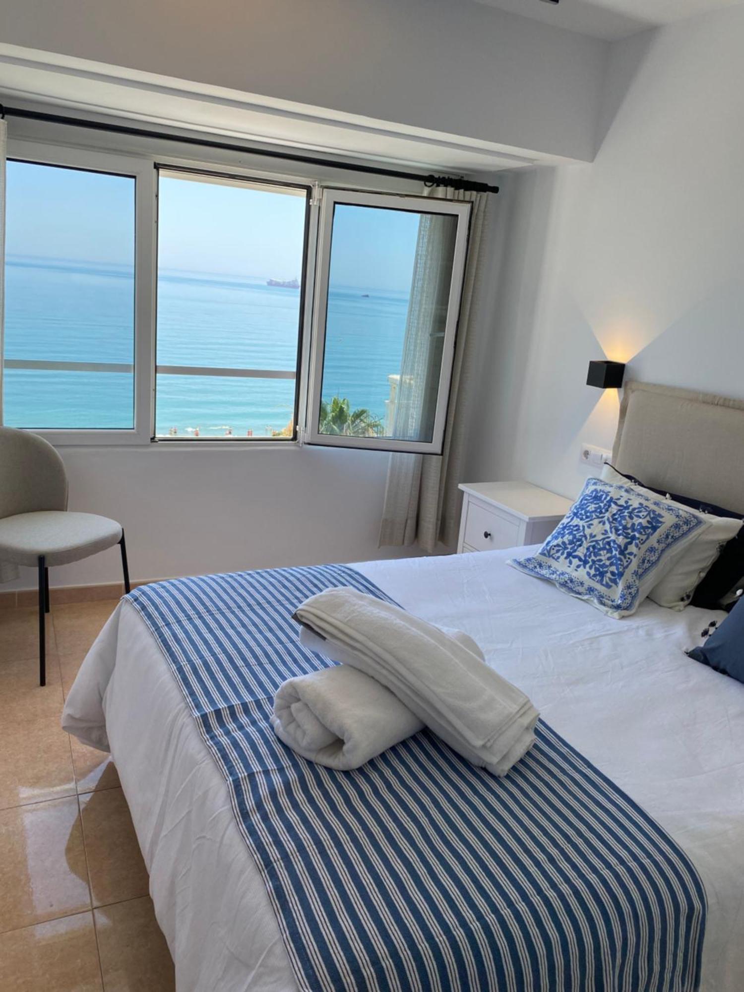 Apartamento Con Terraza Vista Al Mar Malagueta มาลากา ภายนอก รูปภาพ